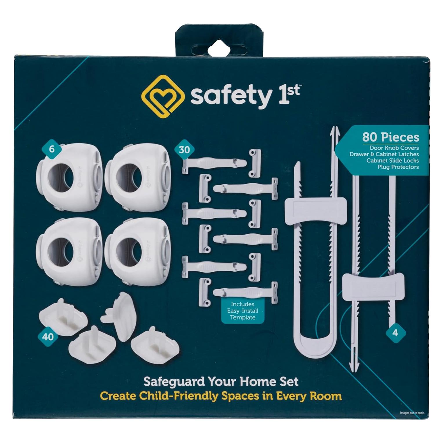 Juego de Seguridad Infantil Safety 1st 80 Pcs Blanco