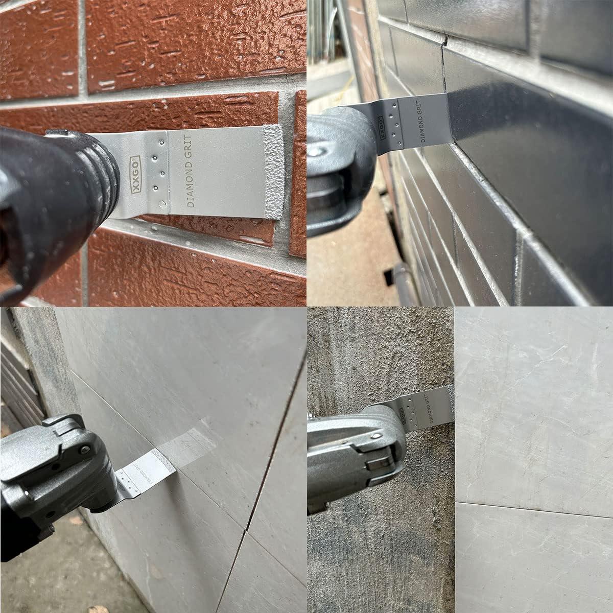 Cuchillas de Diamante XXGO para Herramienta Oscilante - 4 Pcs