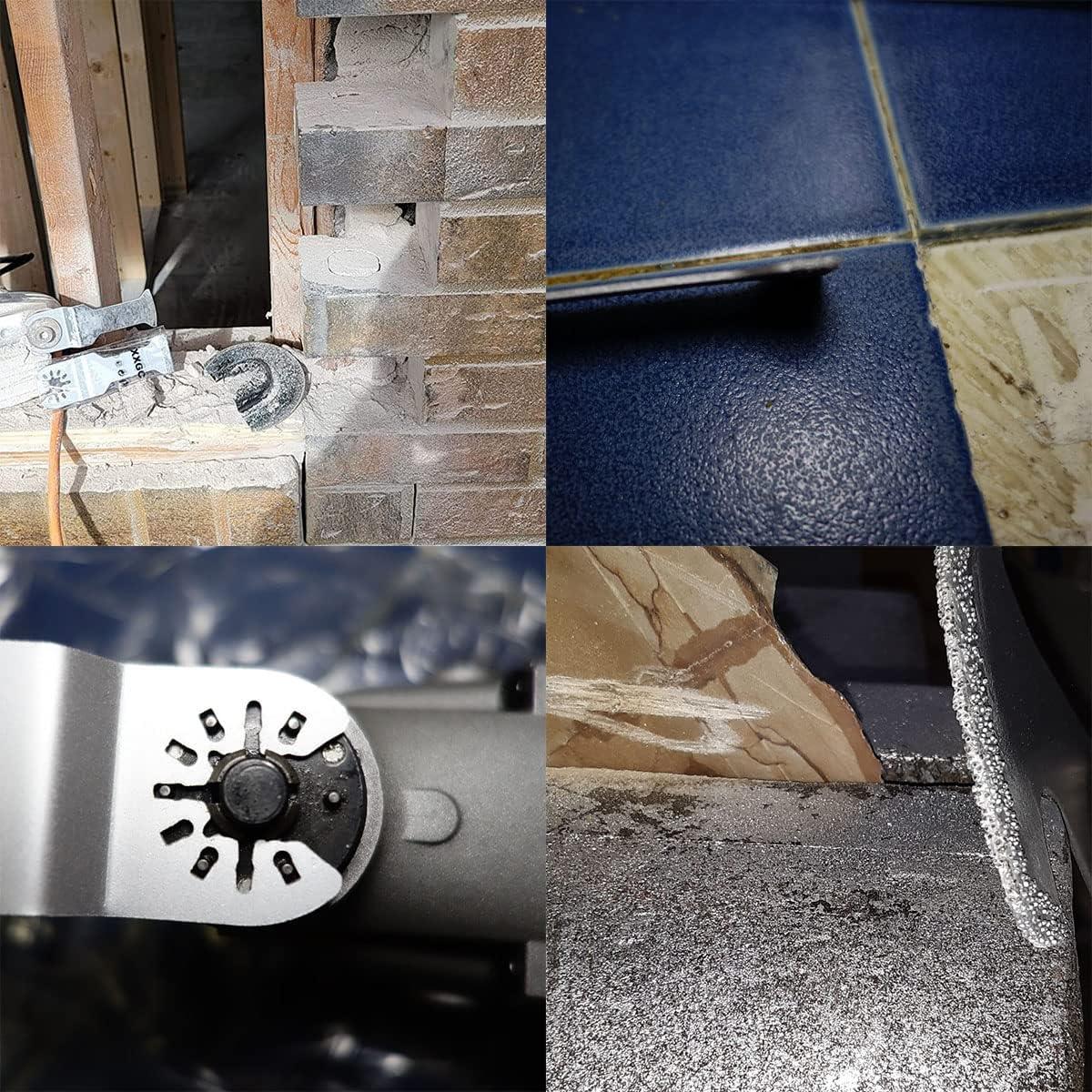 Cuchillas de Diamante XXGO para Herramienta Oscilante - 4 Pcs