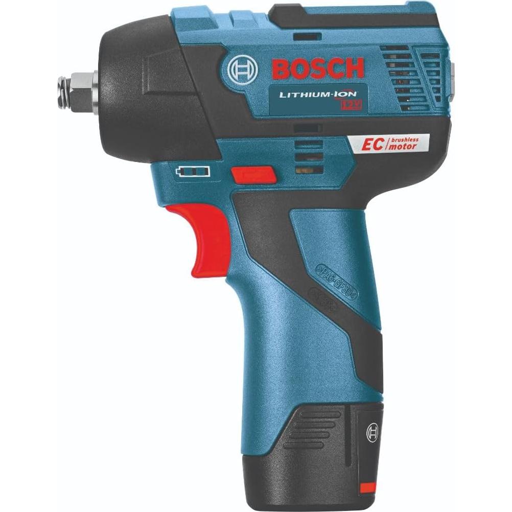 Llave de Impacto Inalámbrica Bosch PS82-02 12V Max 85 Nm