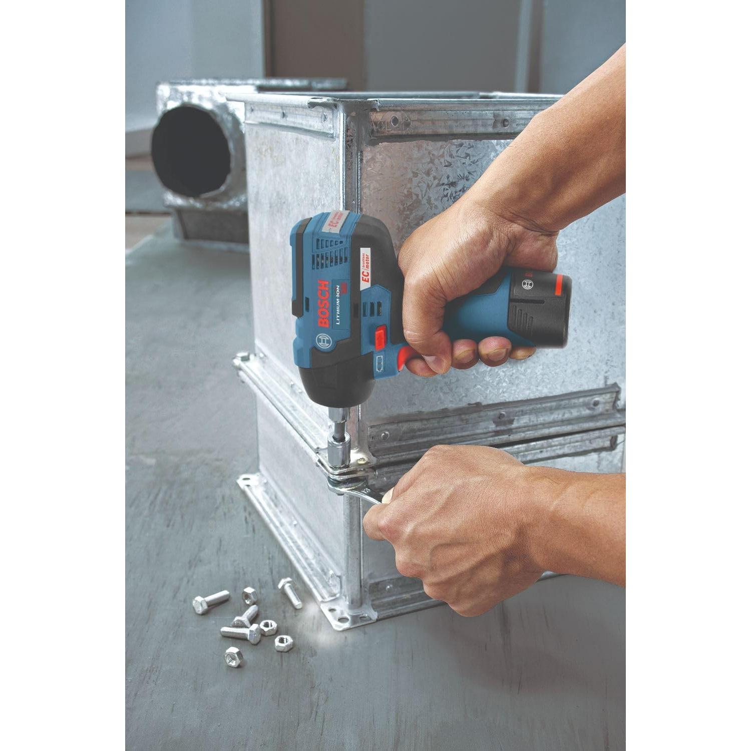 Llave de Impacto Inalámbrica Bosch PS82-02 12V Max 85 Nm