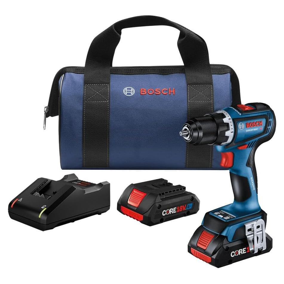 Taladro Atornillador Inalámbrico Bosch GSR18V-800CB24 18V 4Ah