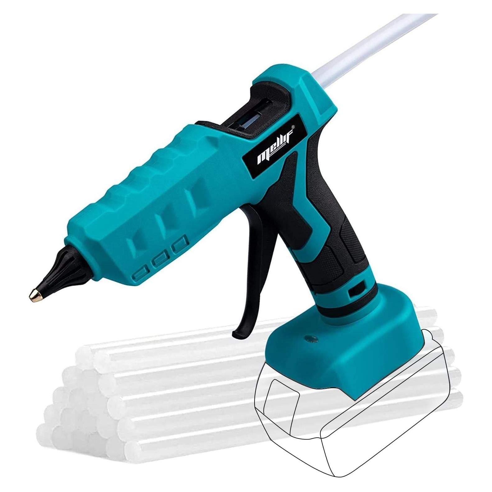 Pistola de Pegamento Caliente Inalámbrica Eastyle 100W 18V