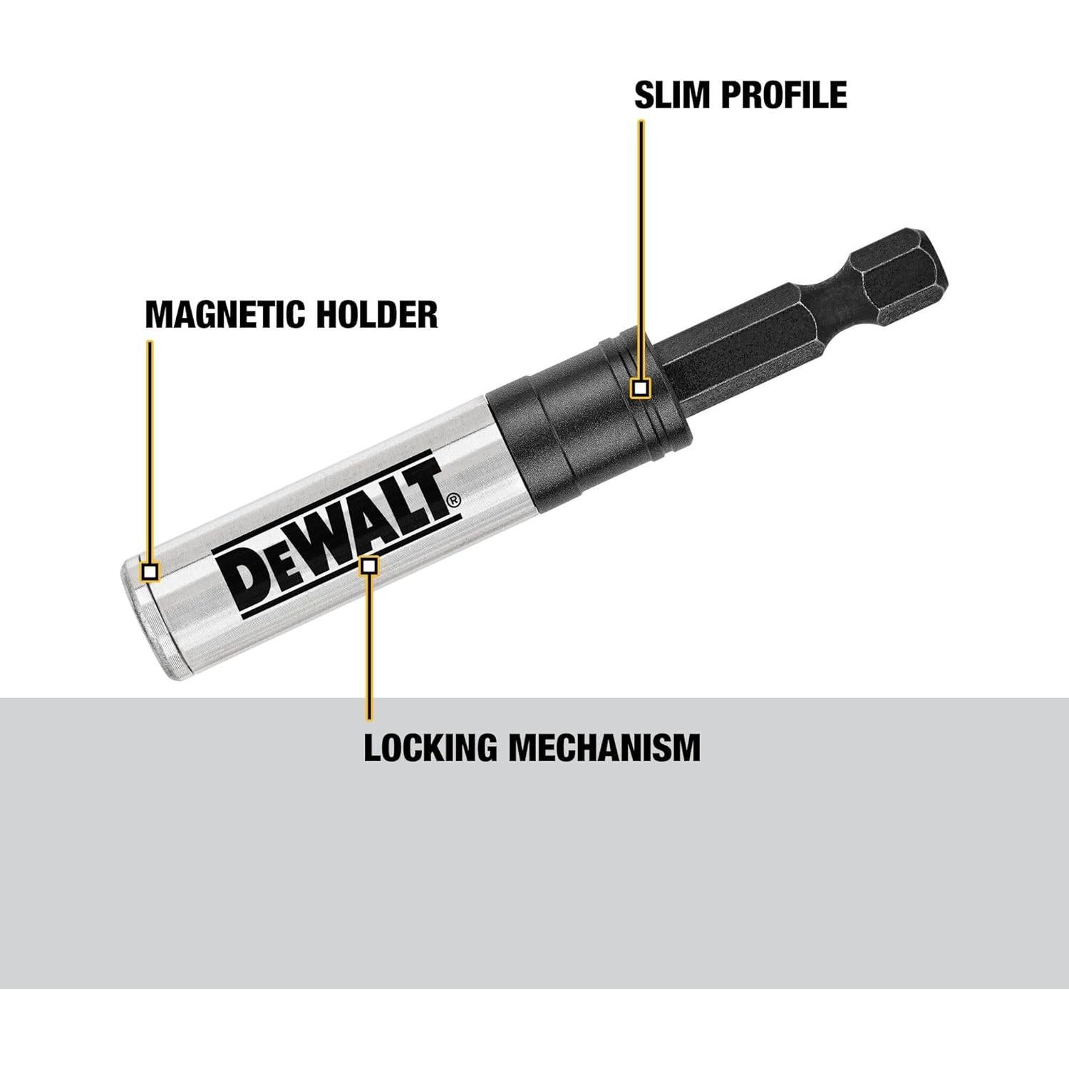DEWALT Bit Holder, 3-in-1, Impact Ready (DWA3HLDFT)