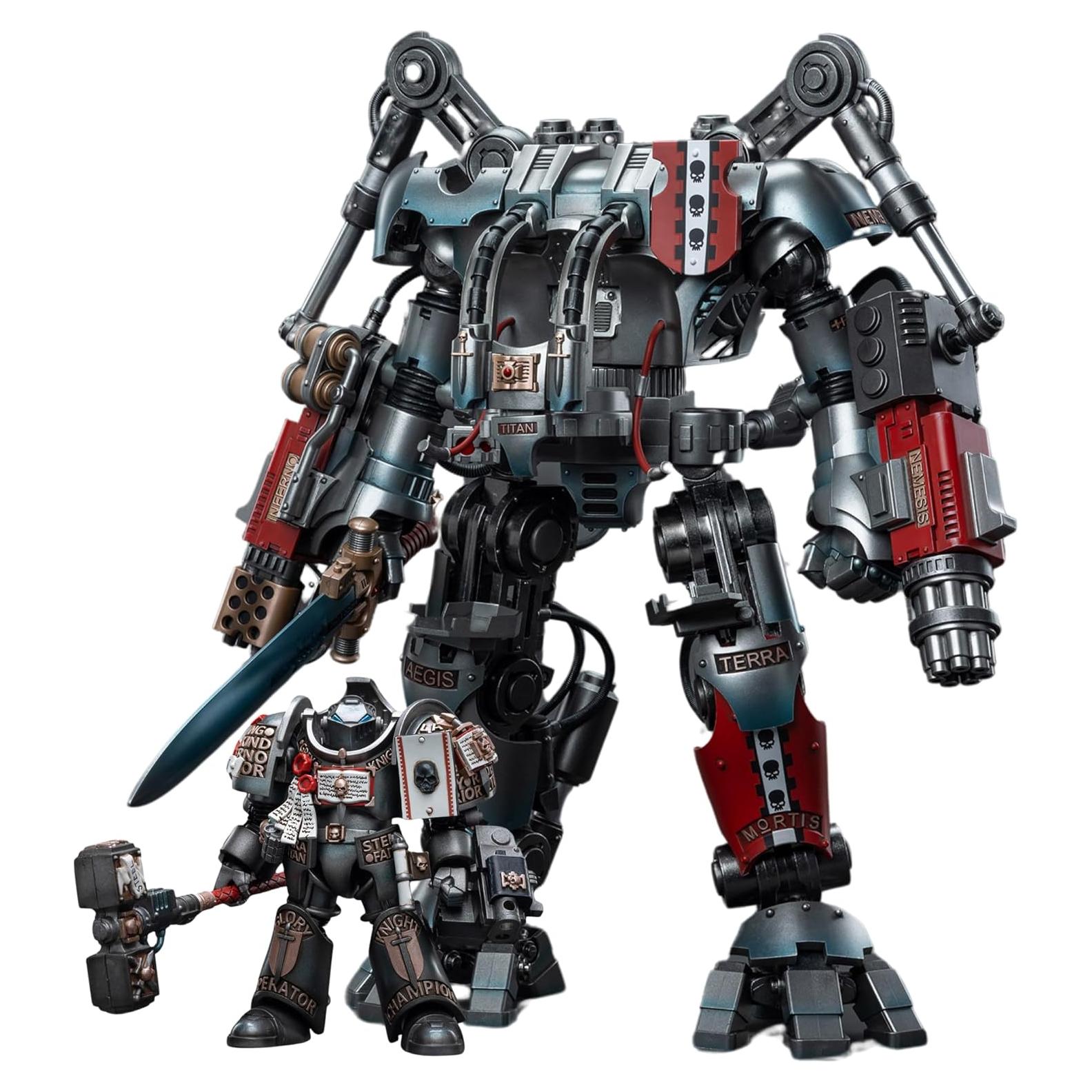 Figura de Acción JOYTOY 1/18 Mech Strife Caballeros Grises