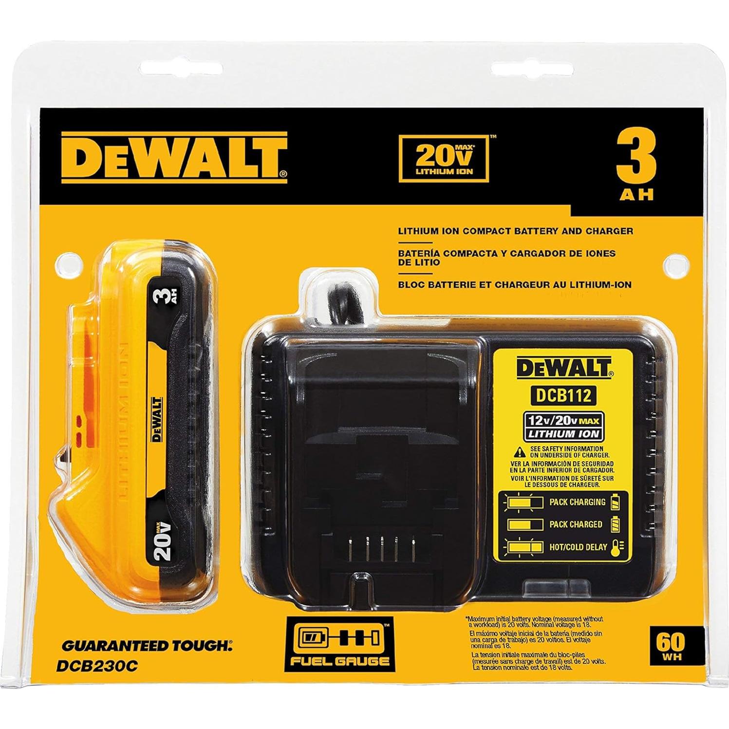 Lijadora Orbital DEWALT 20V MAX con Batería y Cargador