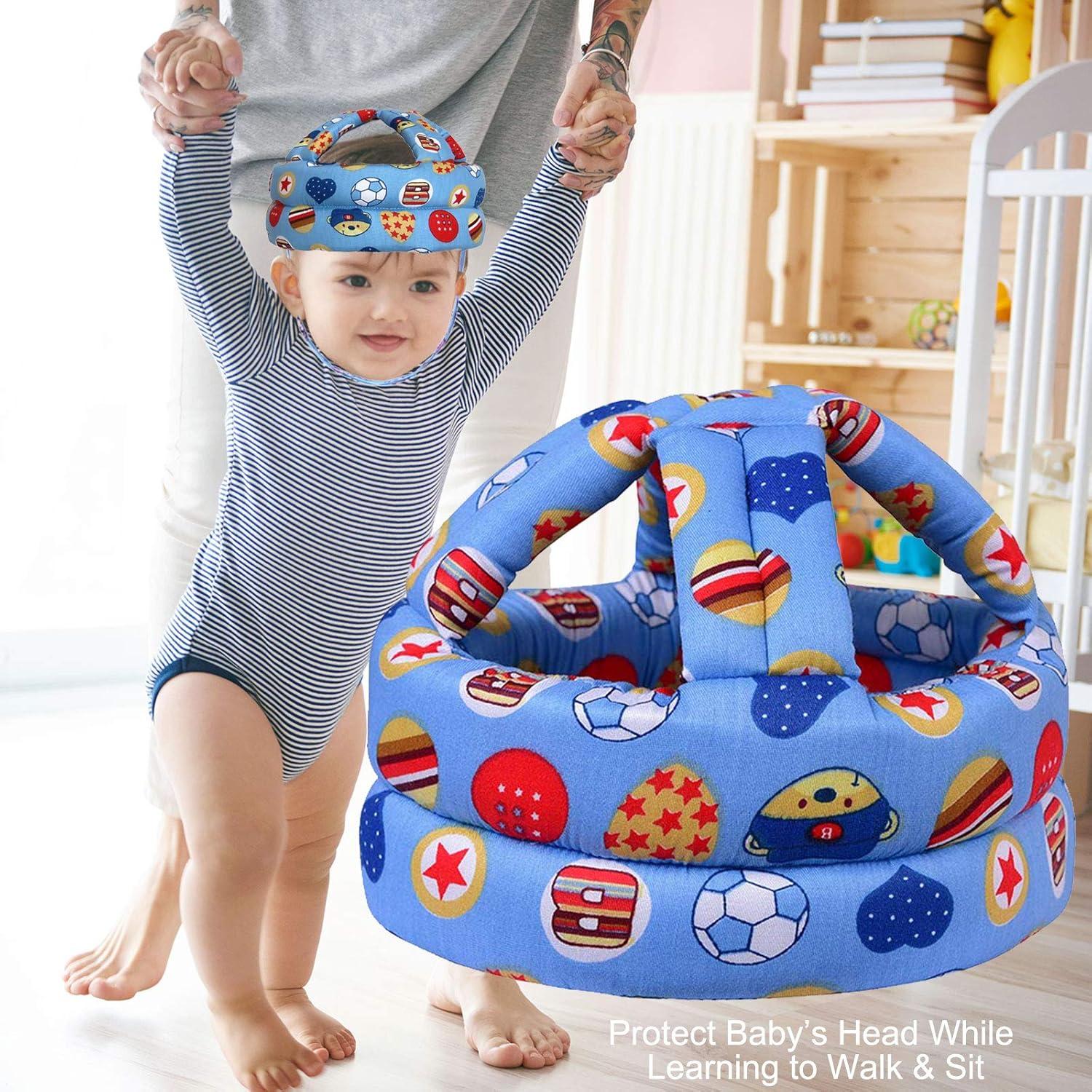 Casco Protector para Bebé Hilihali Estilo Bola Azul