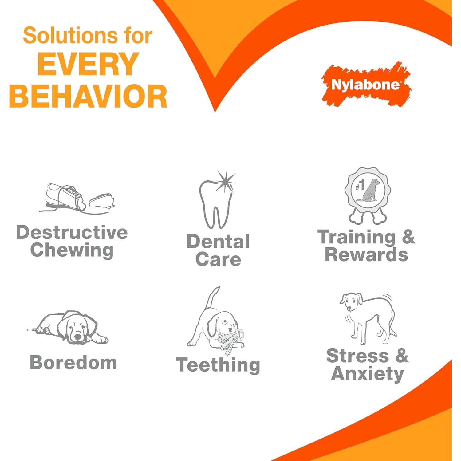 Juguete para Masticar Nylabone Baguette Grande Sabor Pollo