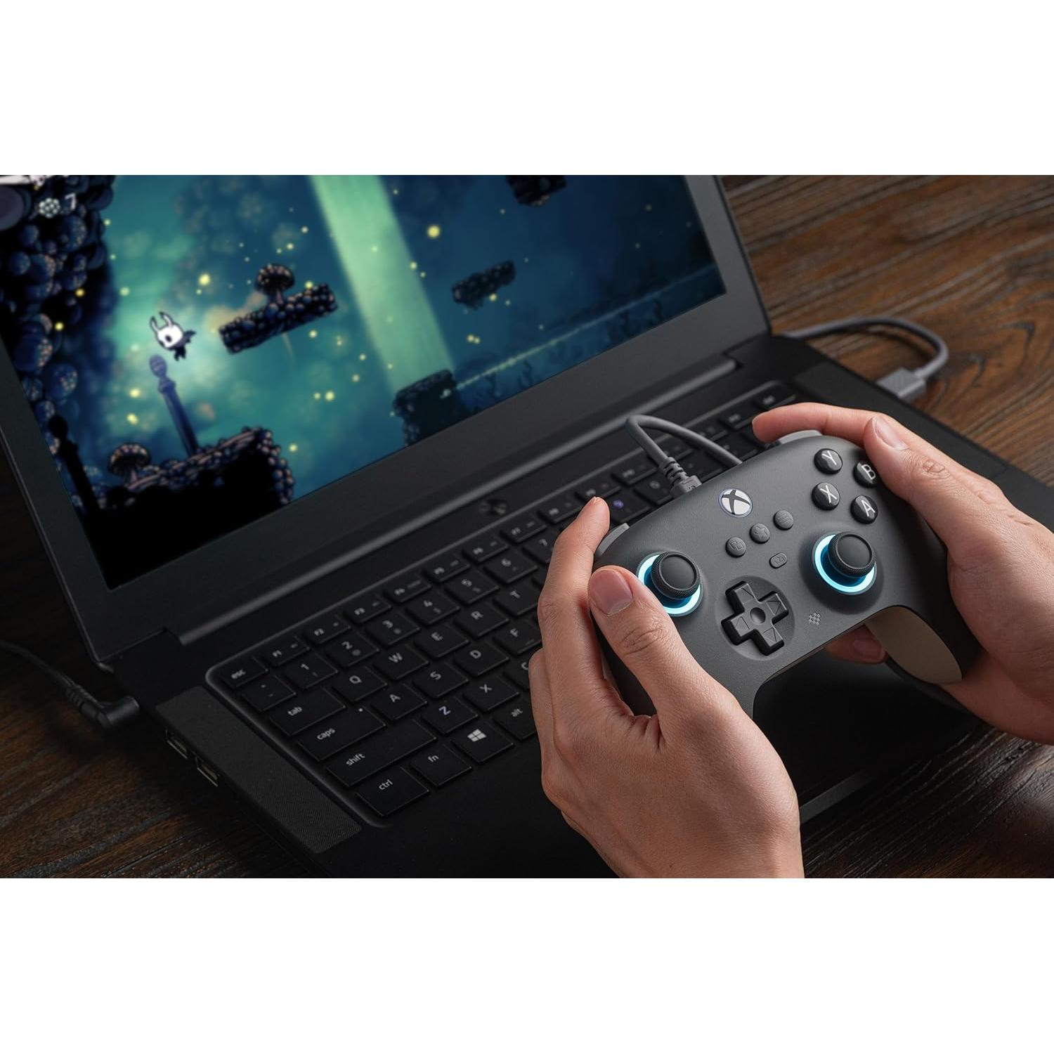 Controlador con cable 8Bitdo Ultimate C para Xbox - Gris oscuro