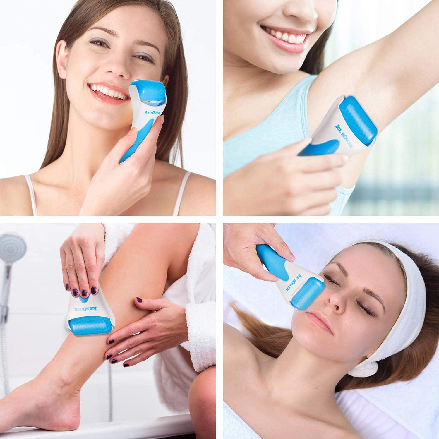 Rodillo de Jade y Hielo AECW 2 en 1 para Masaje Facial