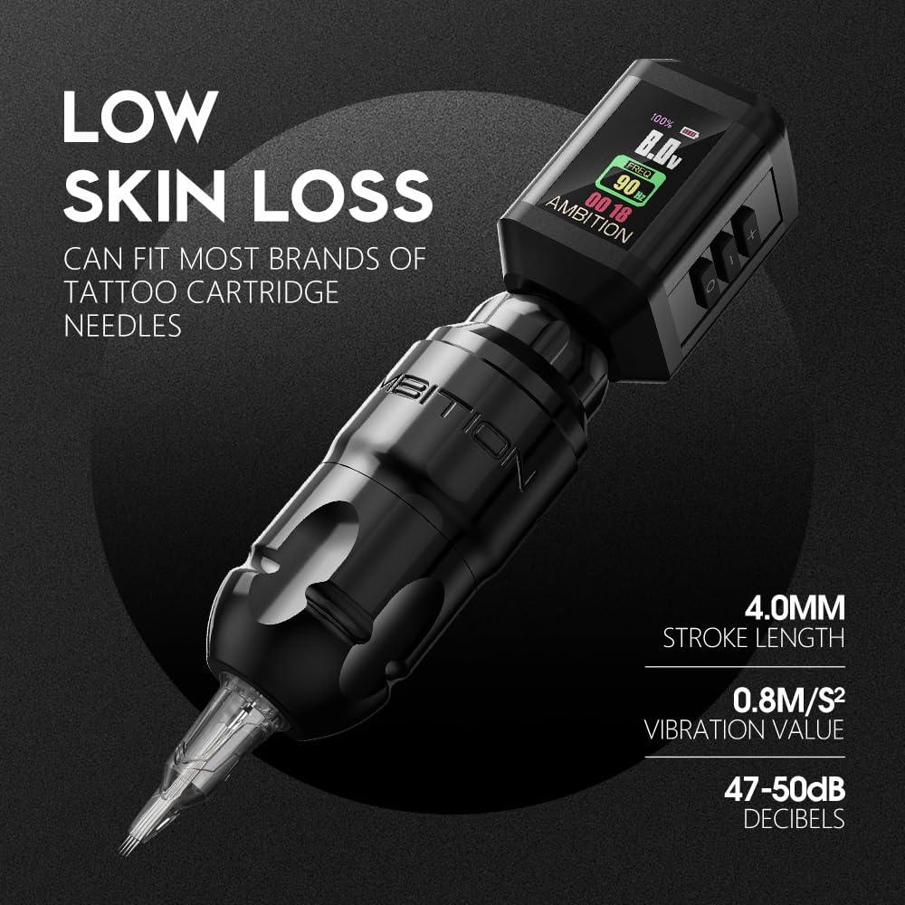 Máquina de Tatuaje Rotativa Ambition Lutin Inalámbrica 2200mAh