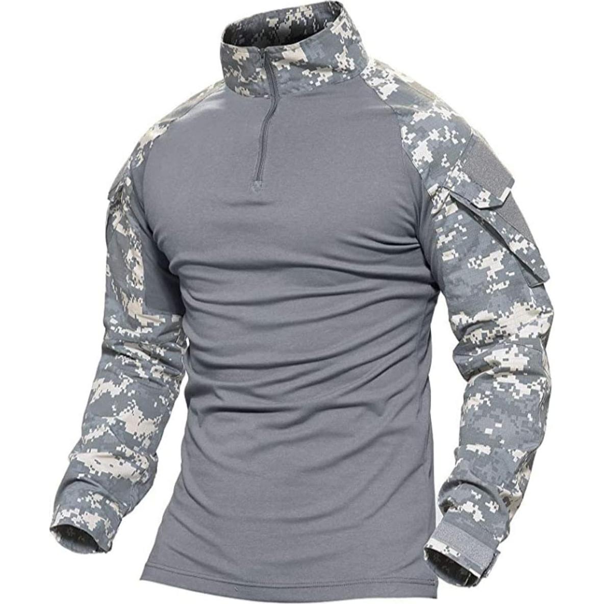 HARGLESMAN Traje Táctico Militar Hombre Camuflaje con Rodilleras