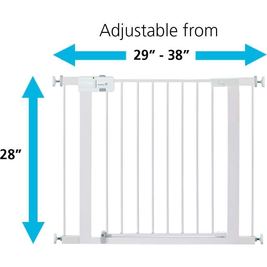 Puerta para Bebés Safety 1st Ajustable 29-38 cm Blanca