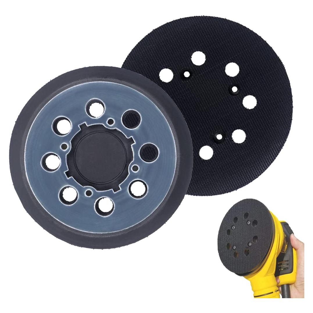 Paquete de 2 almohadillas de lijado 12.7 cm DeWalt compatible