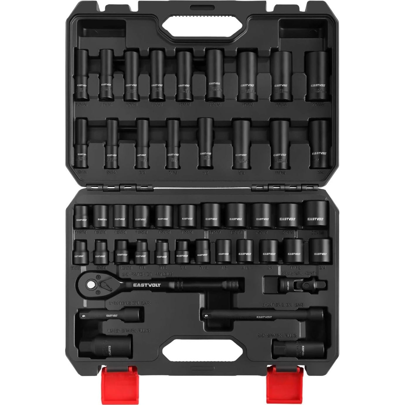 Juego de Herramientas Mecánicas Eastvolt 248 Piezas con Estuche