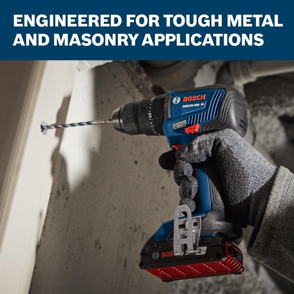Taladro Martillo Bosch GSB18V-490B12 18V Sin Escobillas 2 Ah