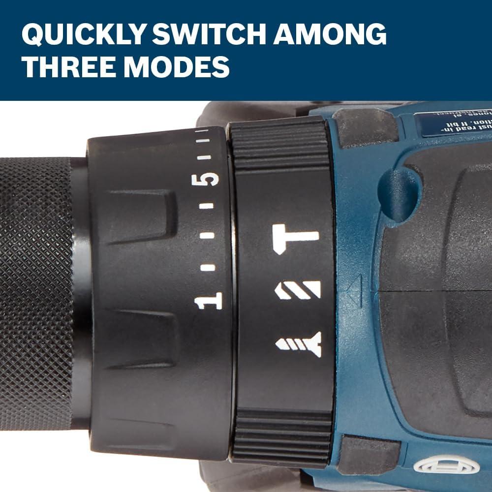 Taladro Martillo Bosch GSB18V-490B12 18V Sin Escobillas 2 Ah