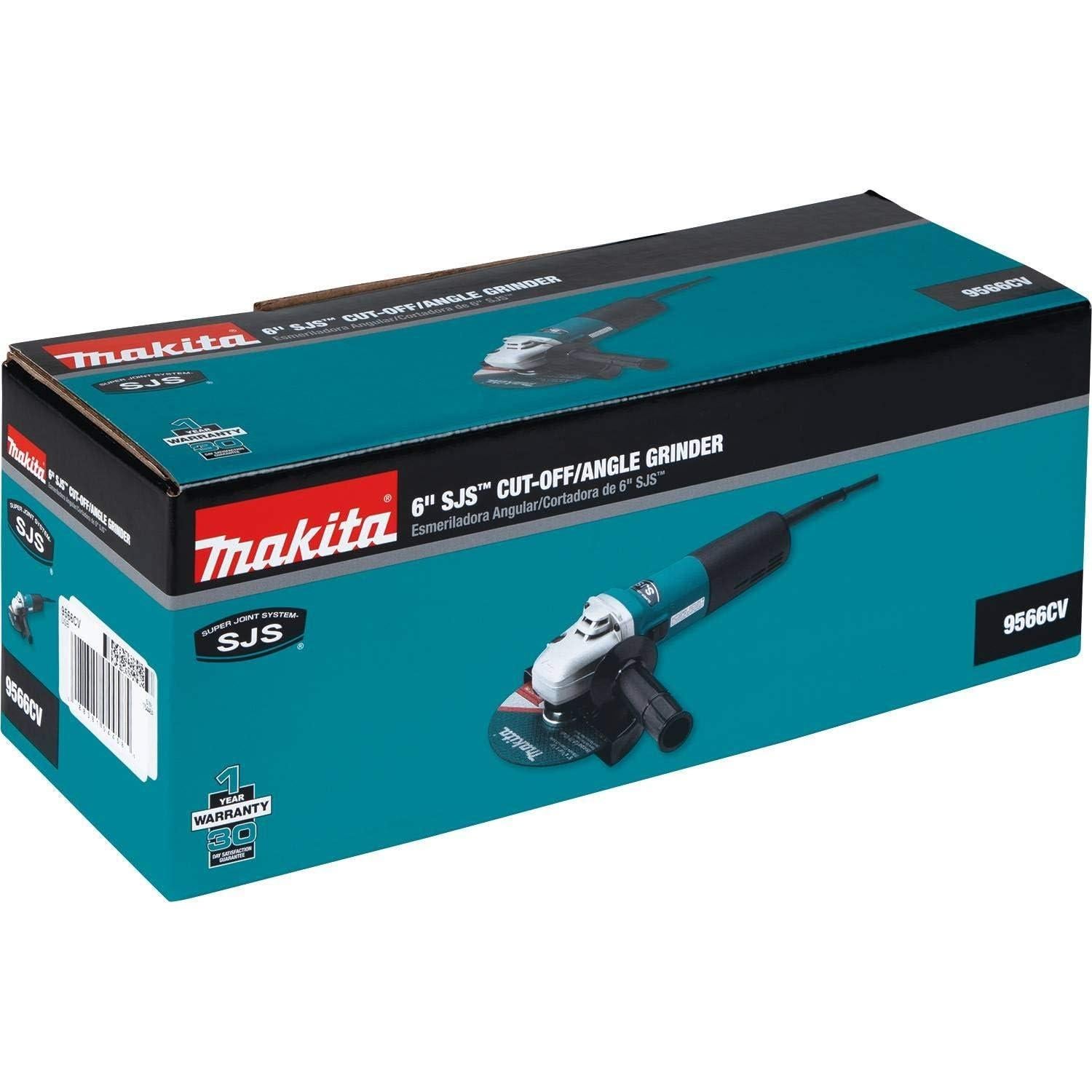 Amoladora Angular Makita 9566CV 12 AMP 6" SJS Velocidad Variable