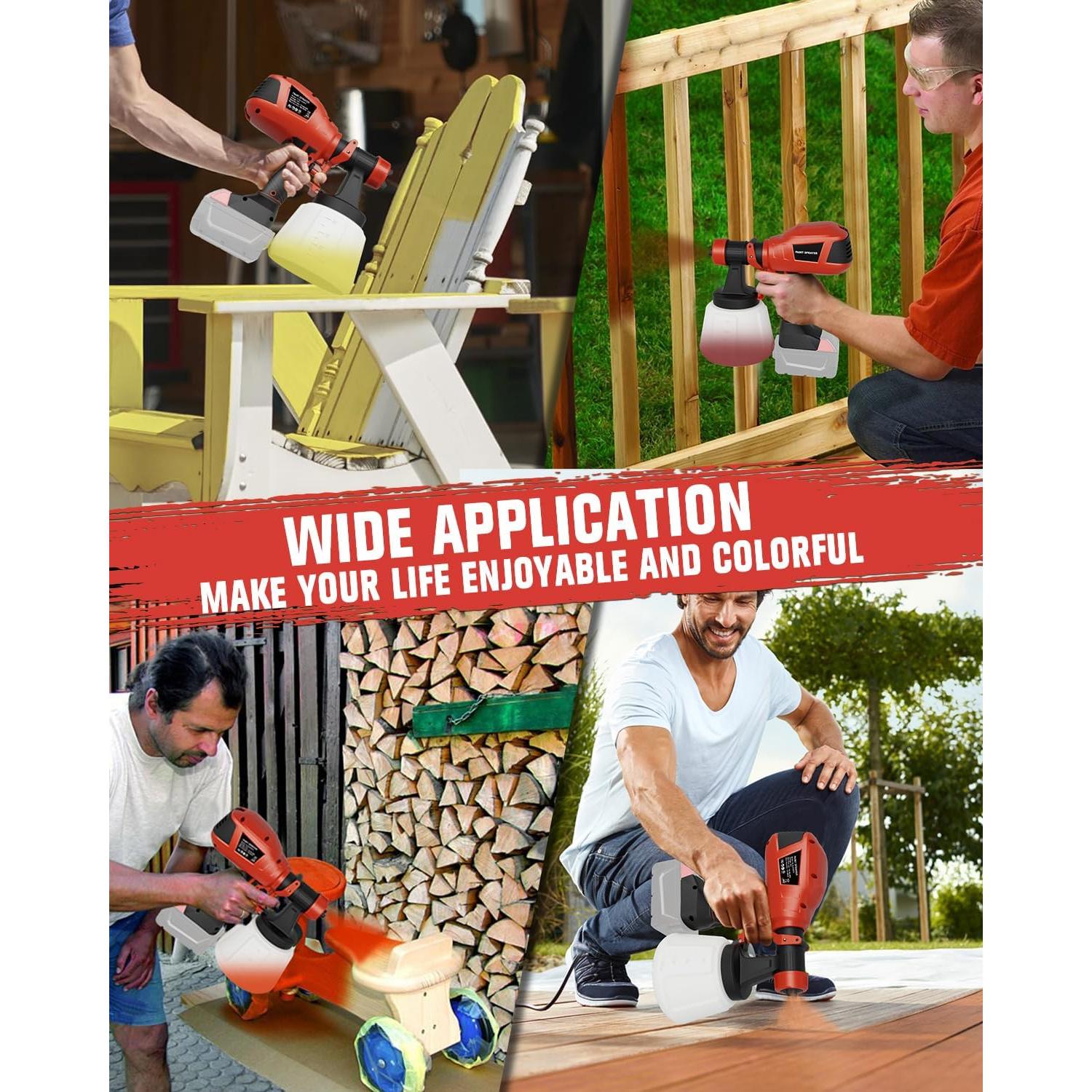 Pulverizador de Pintura Inalámbrico Houselife KLA-006B 1200ml