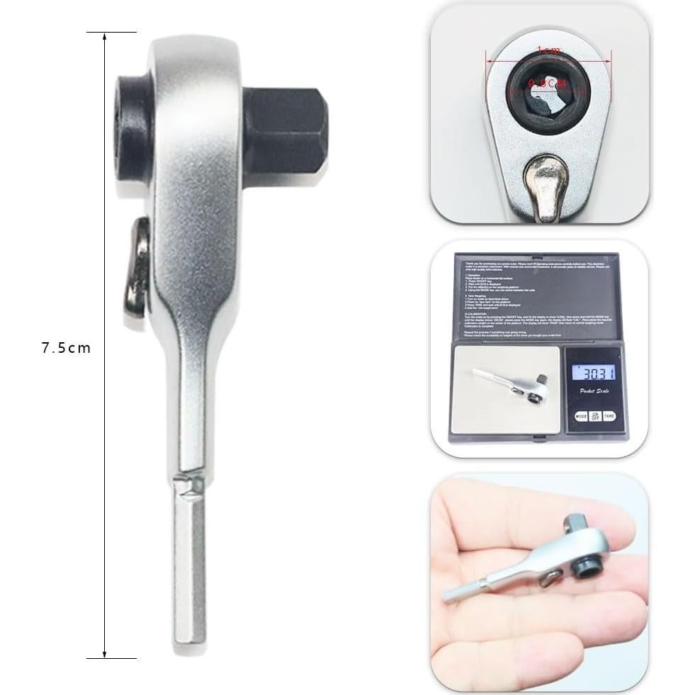 Llave de Trinquete 2 en 1 EDC MORETOPGOOD - Destornillador