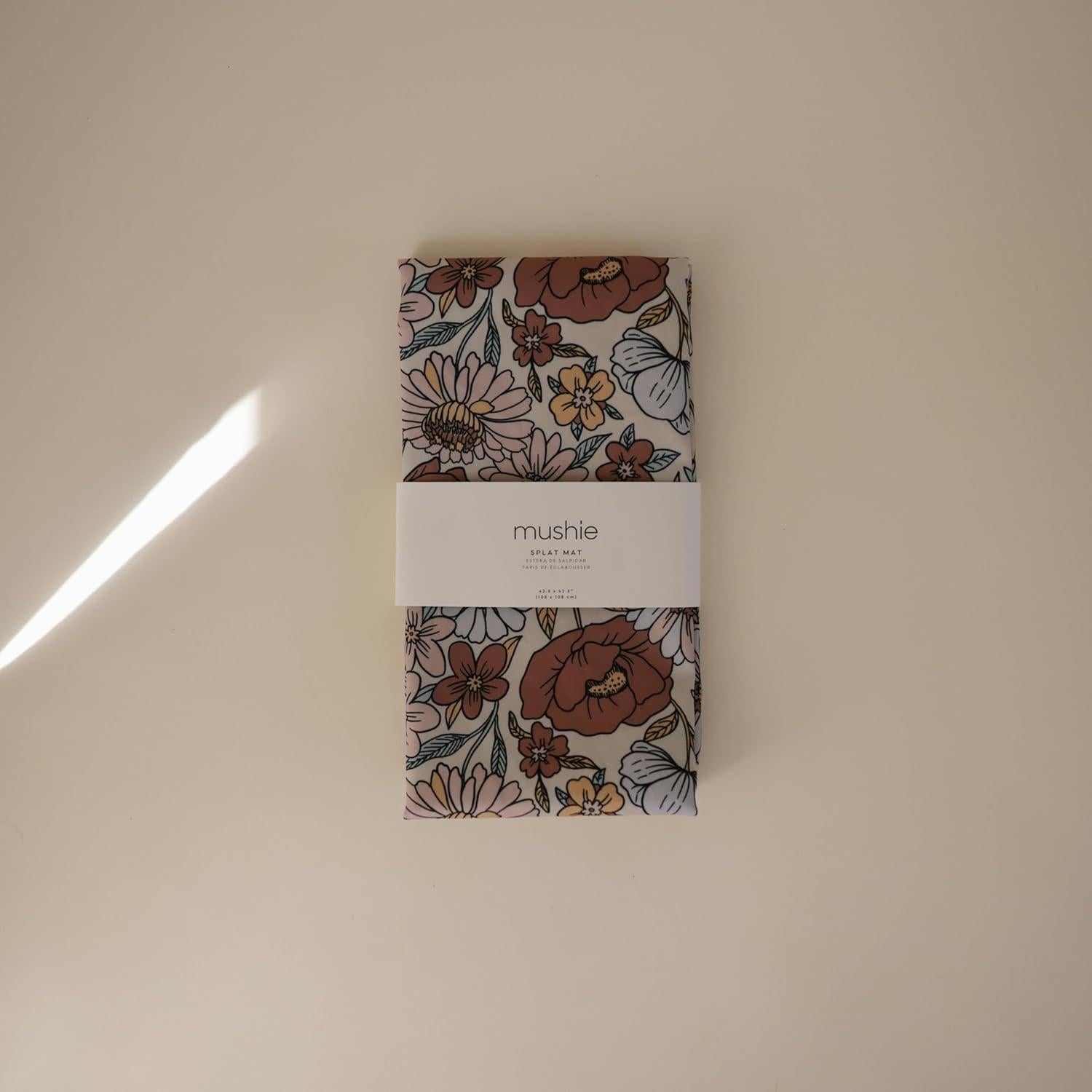 Alfombra Splat Mushie 108x108 cm Resistente al Agua Flores