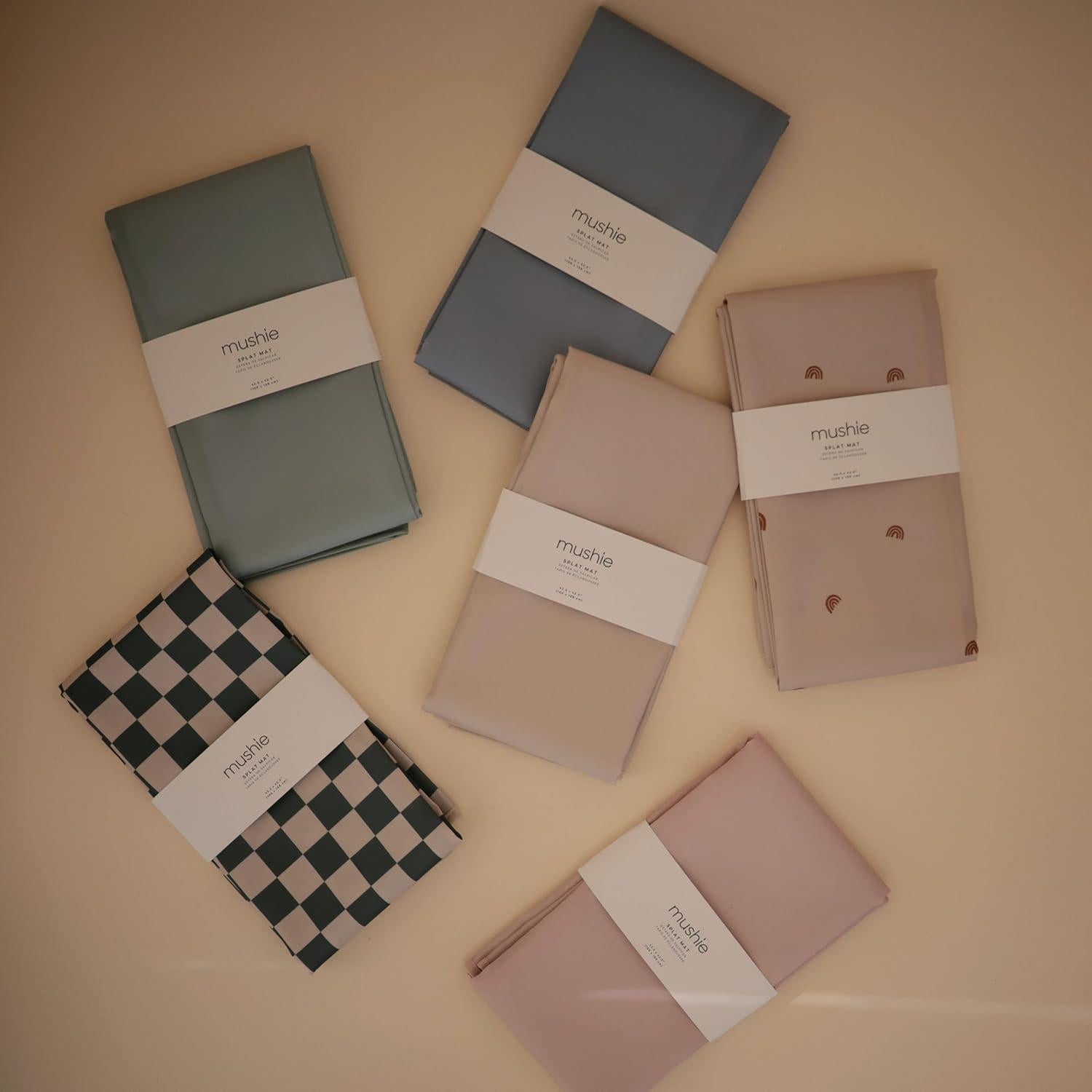 Alfombra Splat Mushie 108x108 cm Resistente al Agua Flores