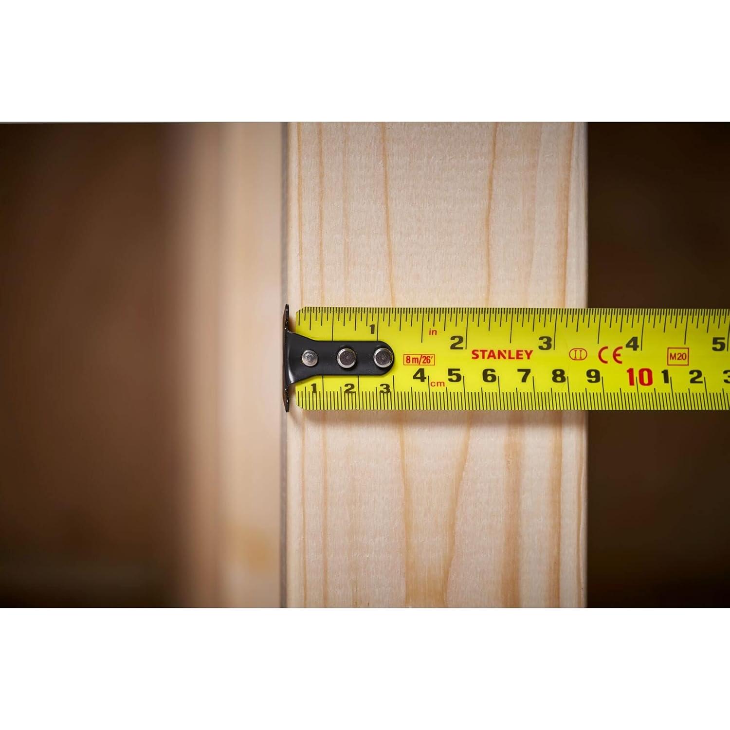 Cinta Métrica PowerLock STANLEY 5m con Bloqueo Seguro