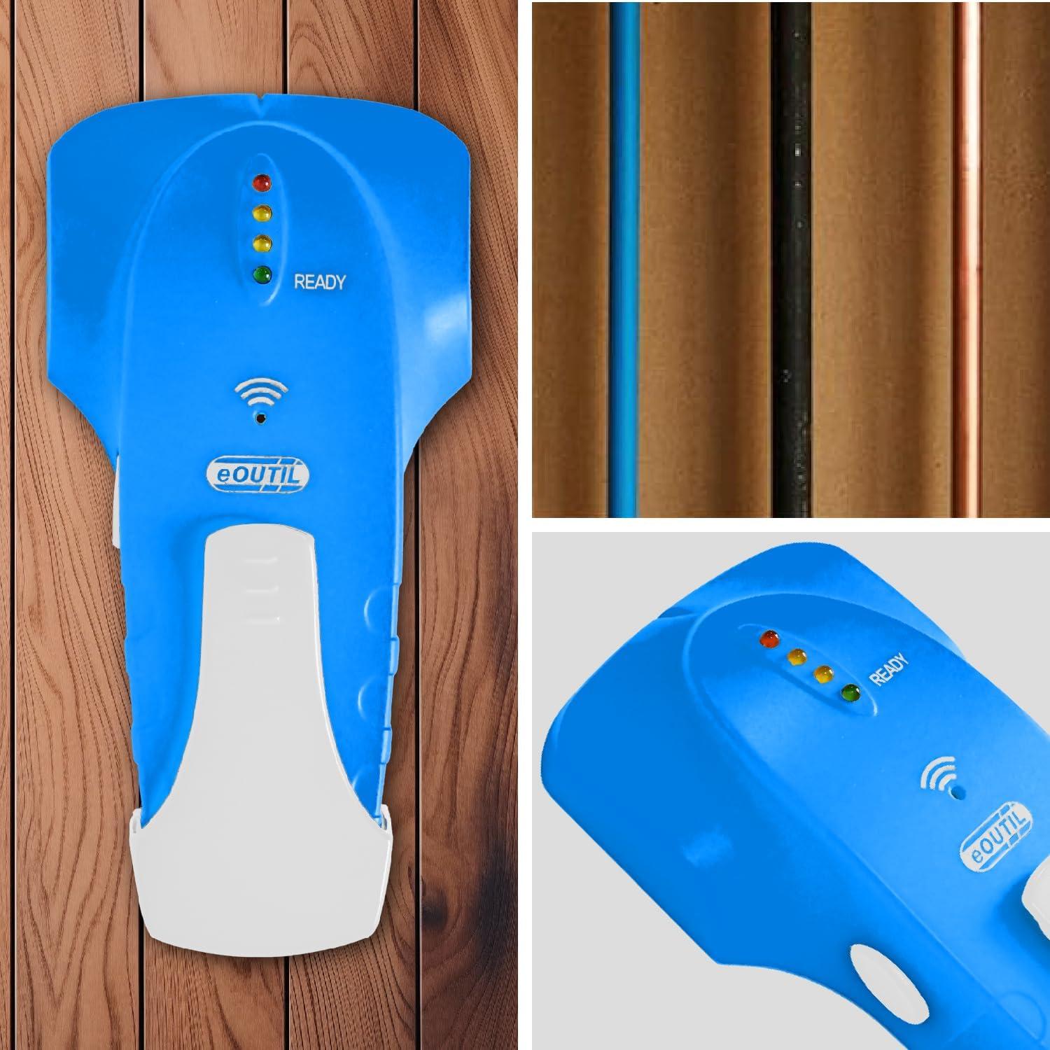 Detector de Montantes eOUTIL ST100 para Pared Madera y Metal