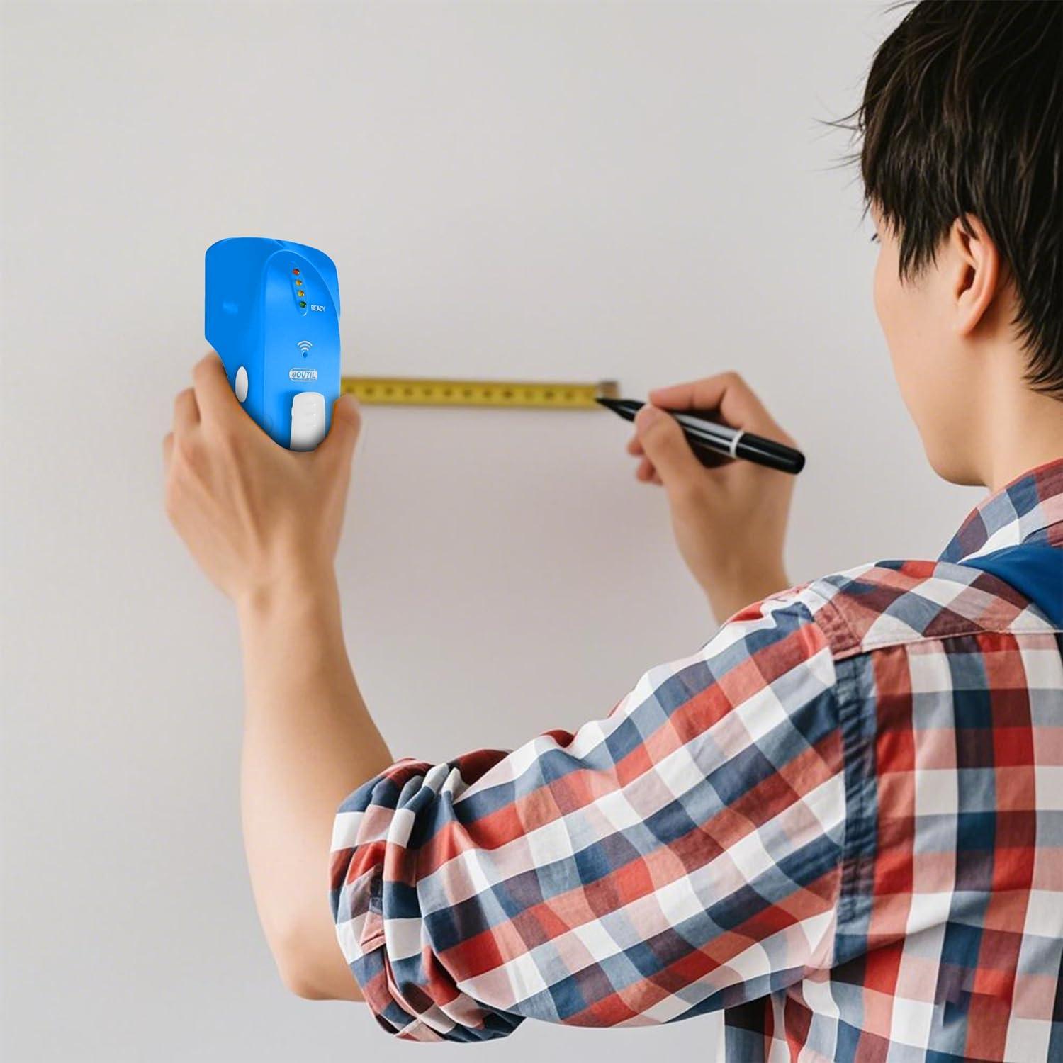 Detector de Montantes eOUTIL ST100 para Pared Madera y Metal