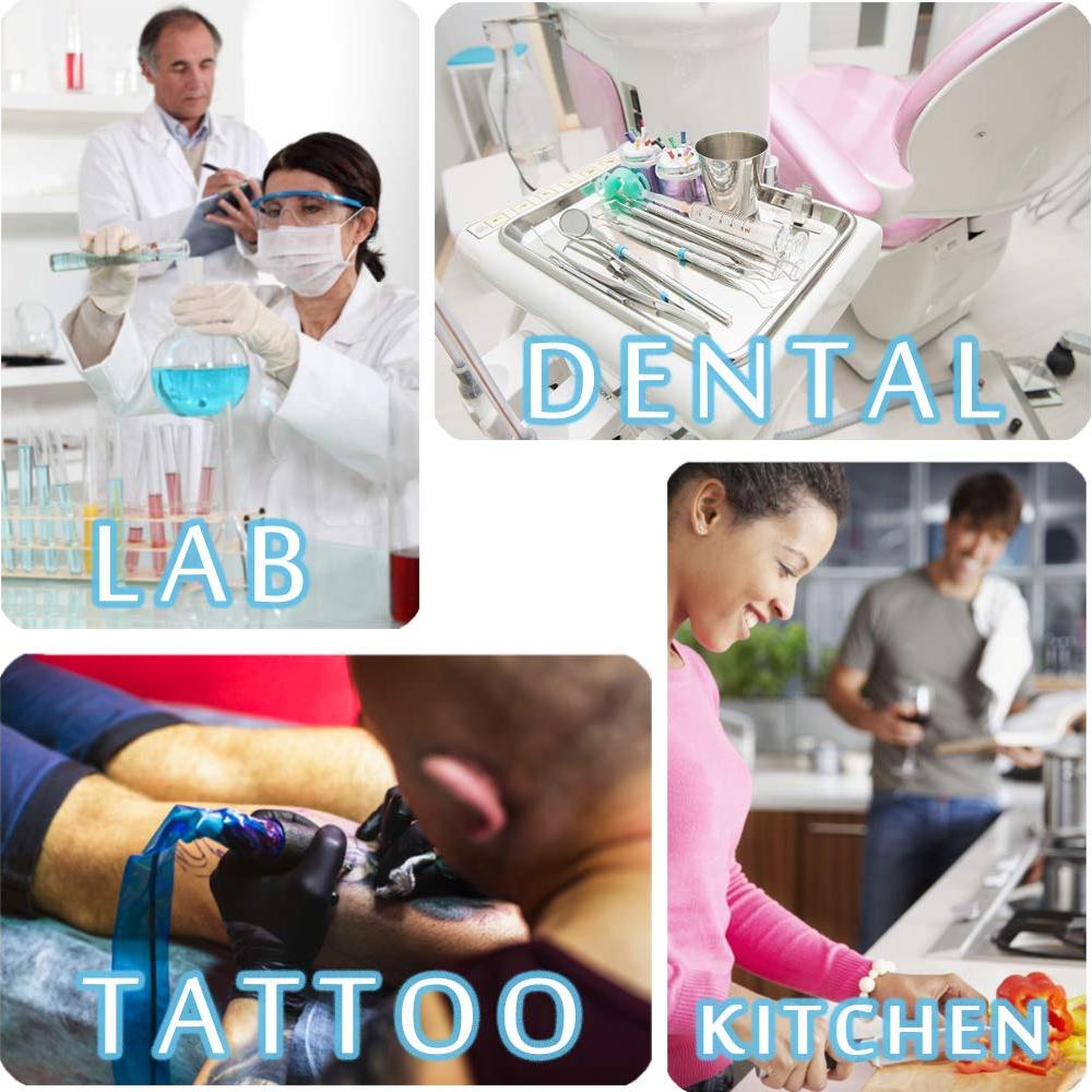 Paquete de 2 bandejas de acero inoxidable LabAider 26.67x20.32cm