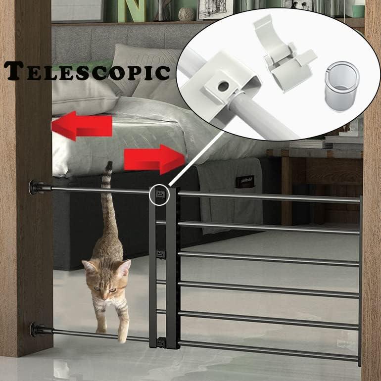 Puerta para Perros Coolxiu Ajustable 35.88 cm Negro