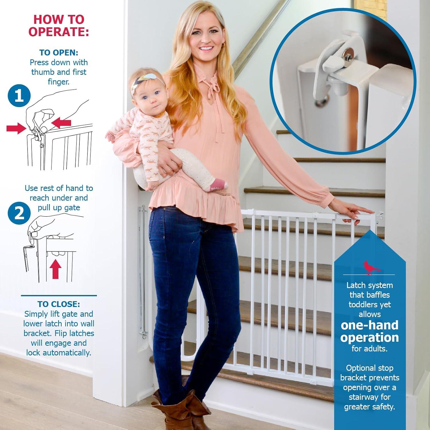 Puerta de Seguridad Cardinal Gates SS30 - Ajustable 68-108 cm