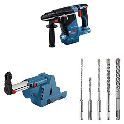 Martillo Rotativo Sin Escobillas BOSCH GBH18V 18V 2.4J + Kit Brocas