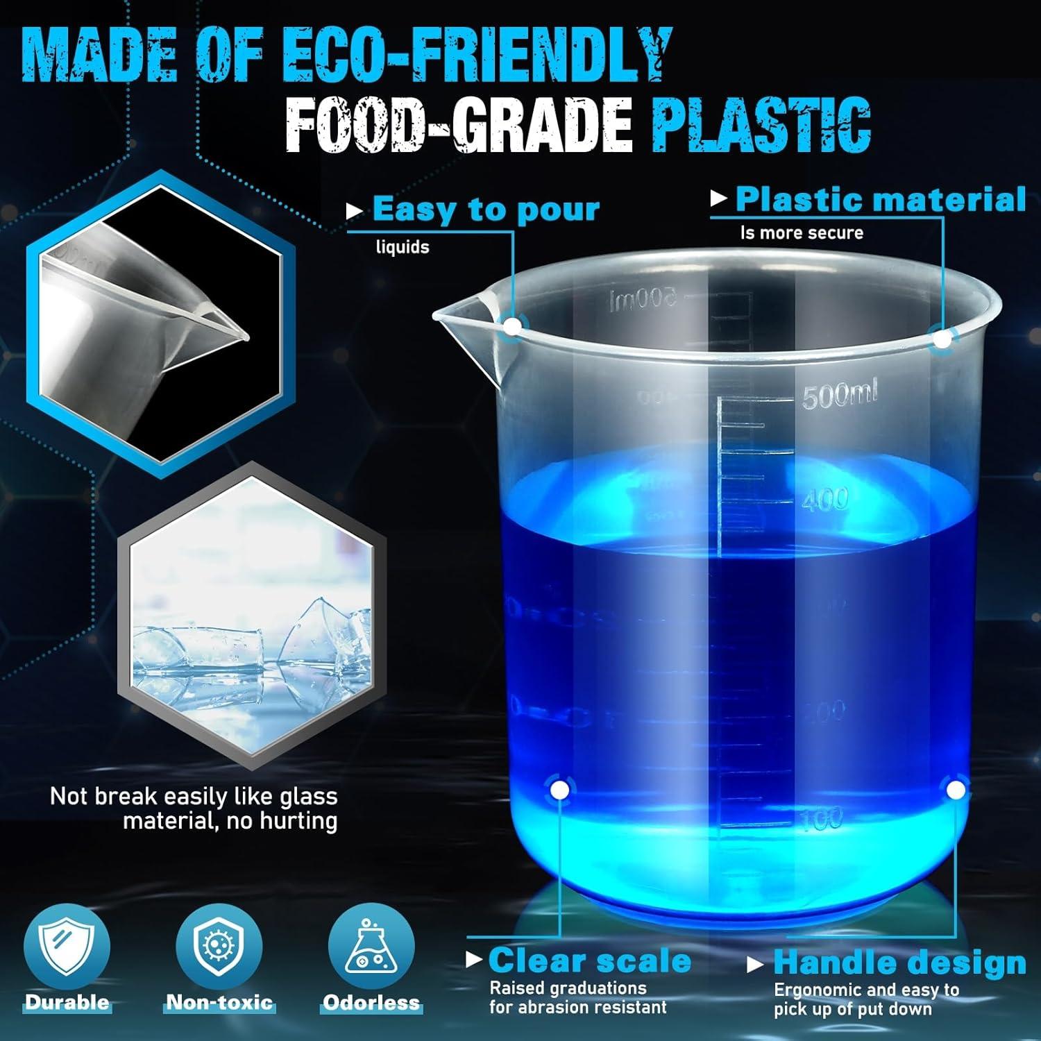 Cilindros y Vasos Medidores Moveland 10-1000ml con Pipetas