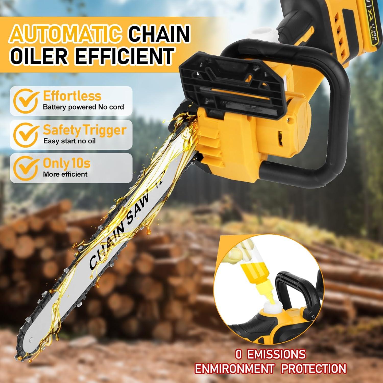 Motosierra Inalámbrica Krodrch DW-28 12" Sin Batería