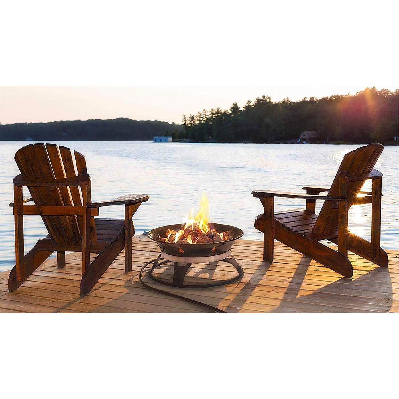 Hoguera de Propano Outland Living 53 cm 58,000 BTU con Kit