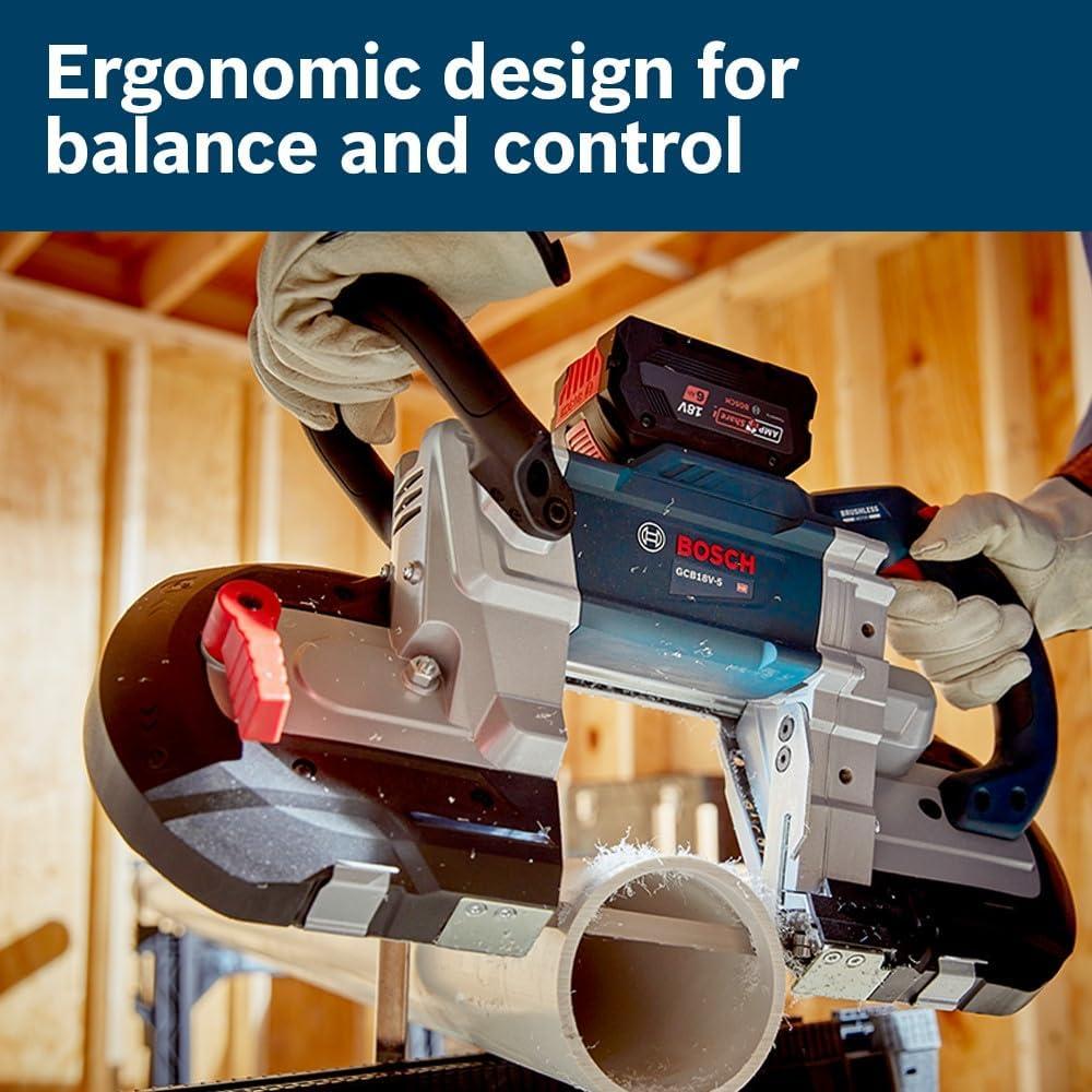 Sierra de Banda Inalámbrica Bosch GCB18V-5B26 18V 5 Pulg.