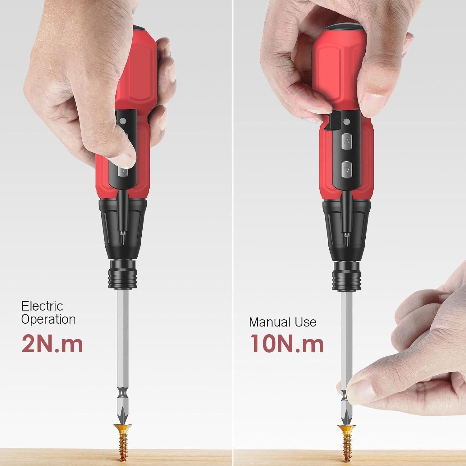 Destornillador Eléctrico Inalámbrico LOFICOPER Rojo 280 RPM