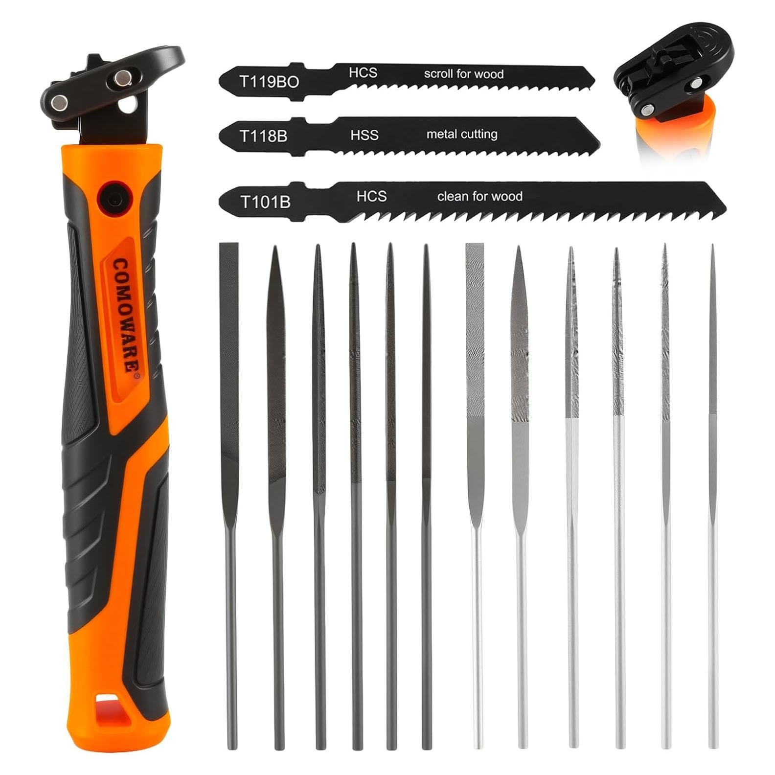 Juego de Sierra y Limado COMOWARE 16 Pcs, Hojas y Limadoras de Diamante