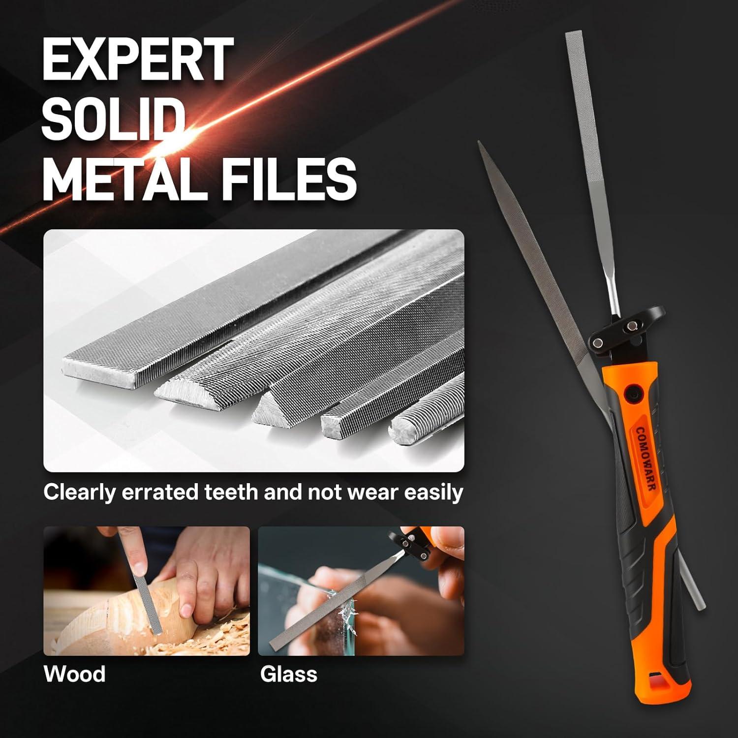 Juego de Sierra y Limado COMOWARE 16 Pcs, Hojas y Limadoras de Diamante