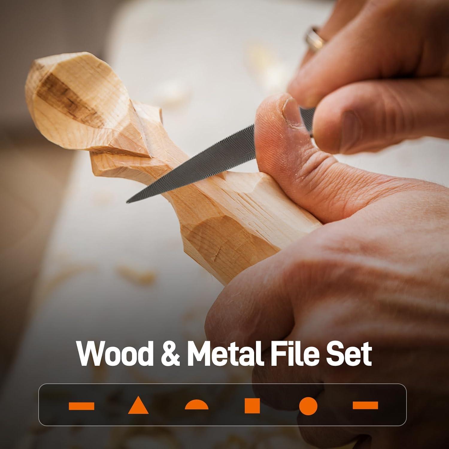 Juego de Sierra y Limado COMOWARE 16 Pcs, Hojas y Limadoras de Diamante