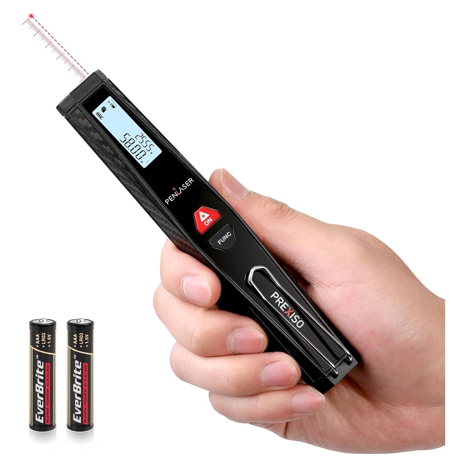 Medidor de Distancia Láser Prexiso P40A 40.96 m Pantalla Retroiluminada