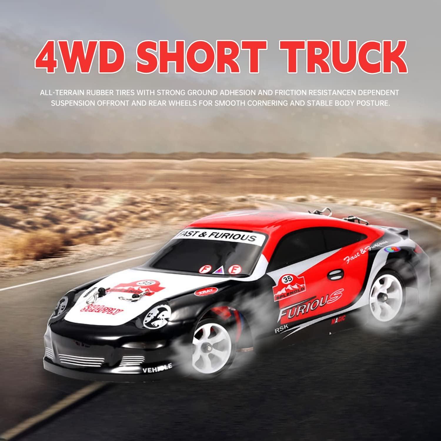 Coche RC WLtoys K969 1/28 4WD 30KM/H Batería 500mAh x3