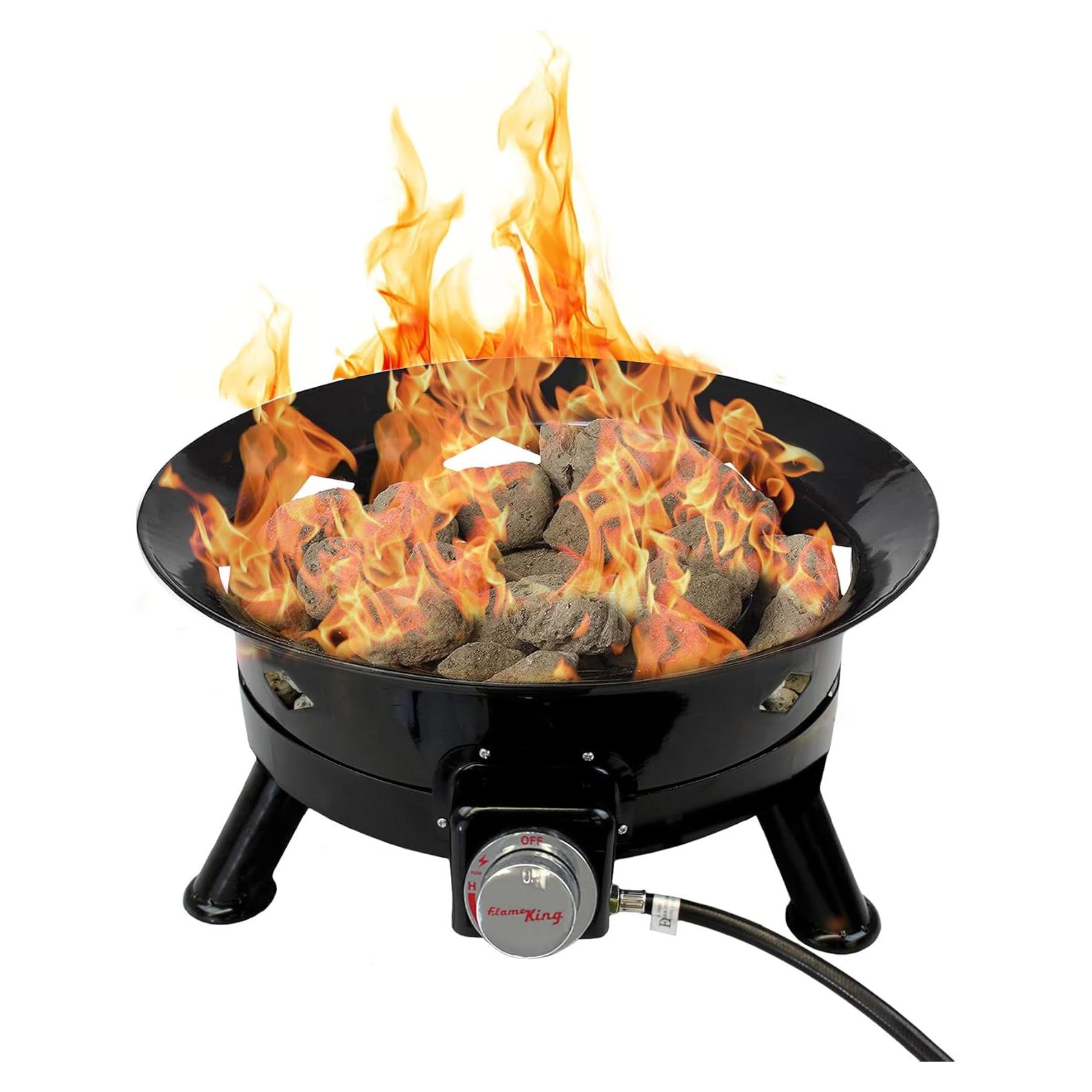 Hoguera de Propano Flame King 61 cm 58K BTU Portátil