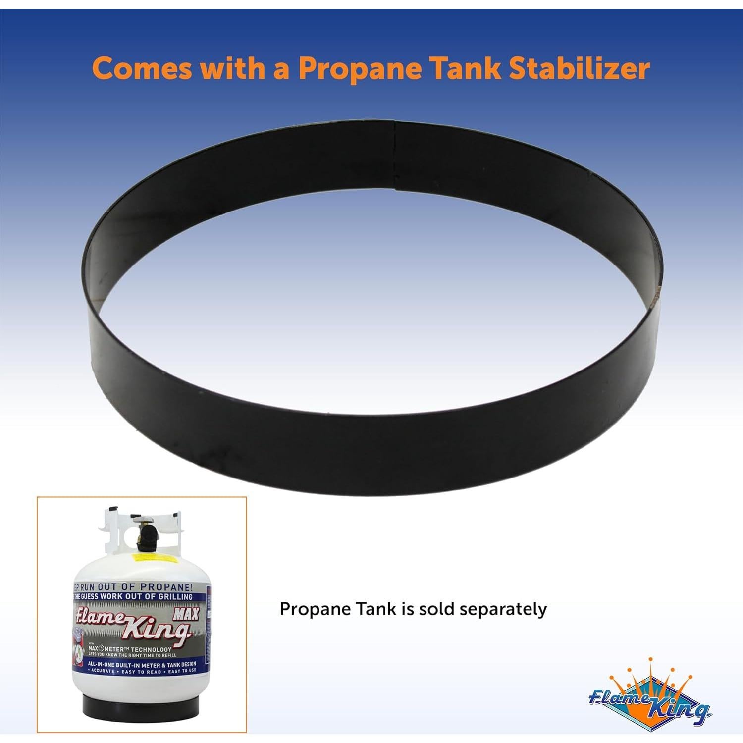 Hoguera de Propano Flame King 61 cm 58K BTU Portátil