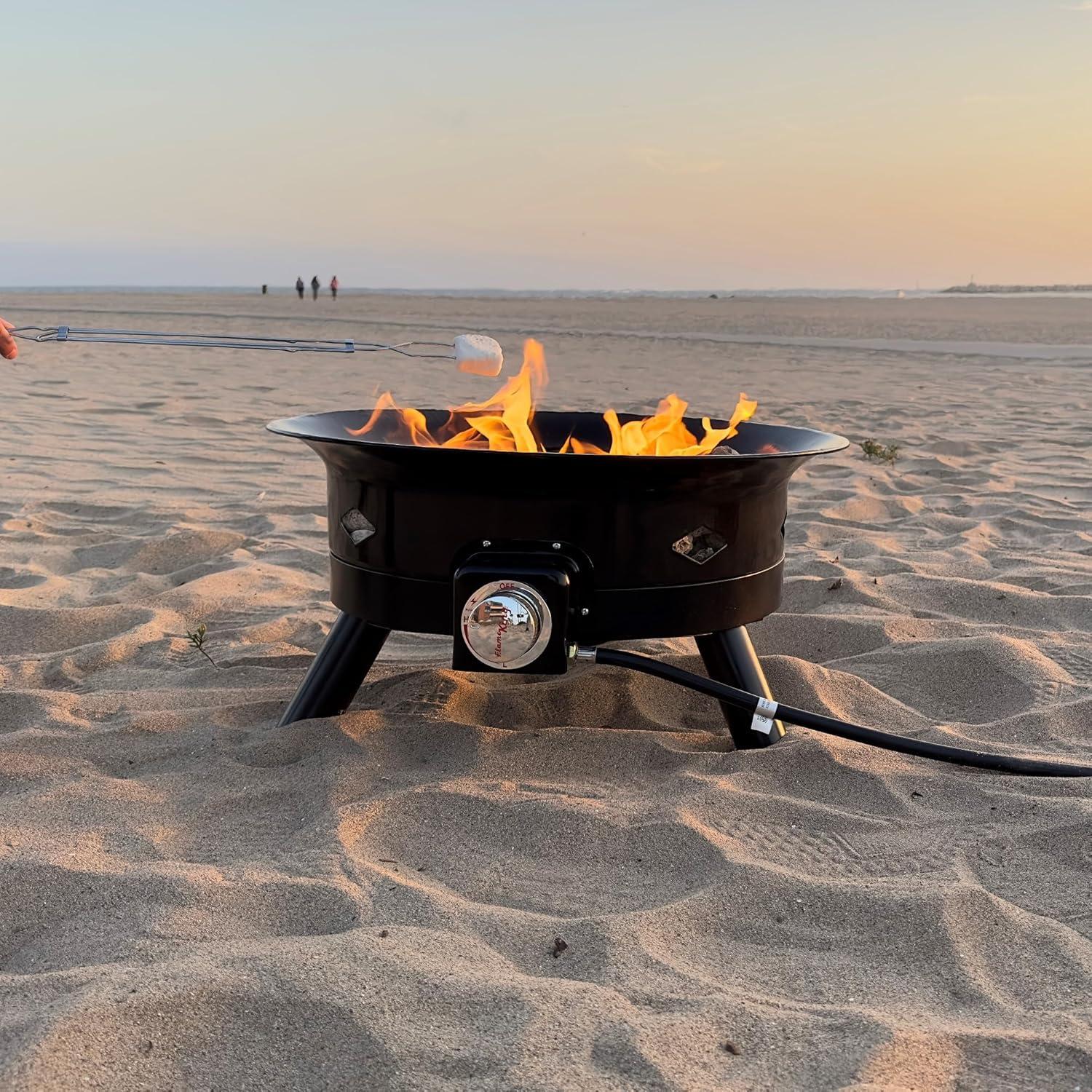 Hoguera de Propano Flame King 61 cm 58K BTU Portátil