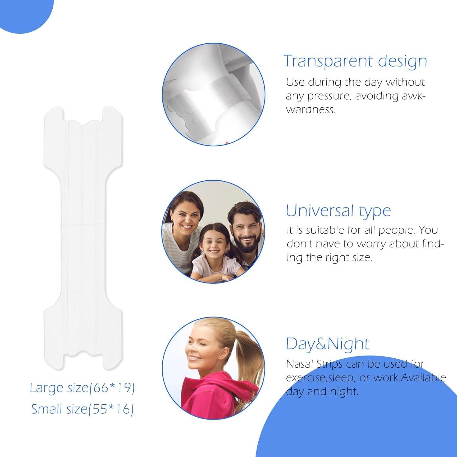 Tiras Nasales Invisibles Debaishi 50 Unidades 66x19mm