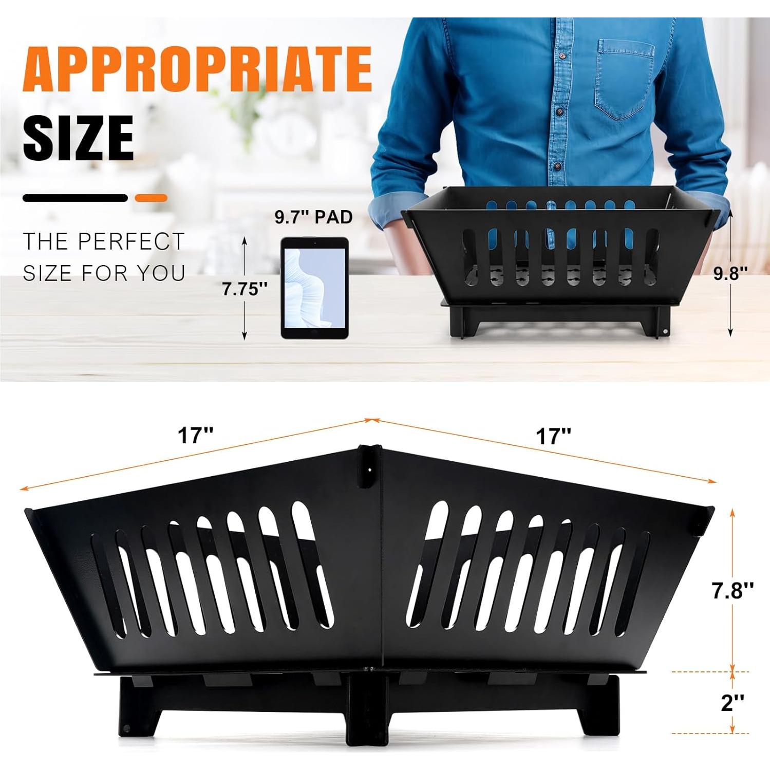 Hoguera Plegable INNO STAGE 43 cm para Camping y Jardín