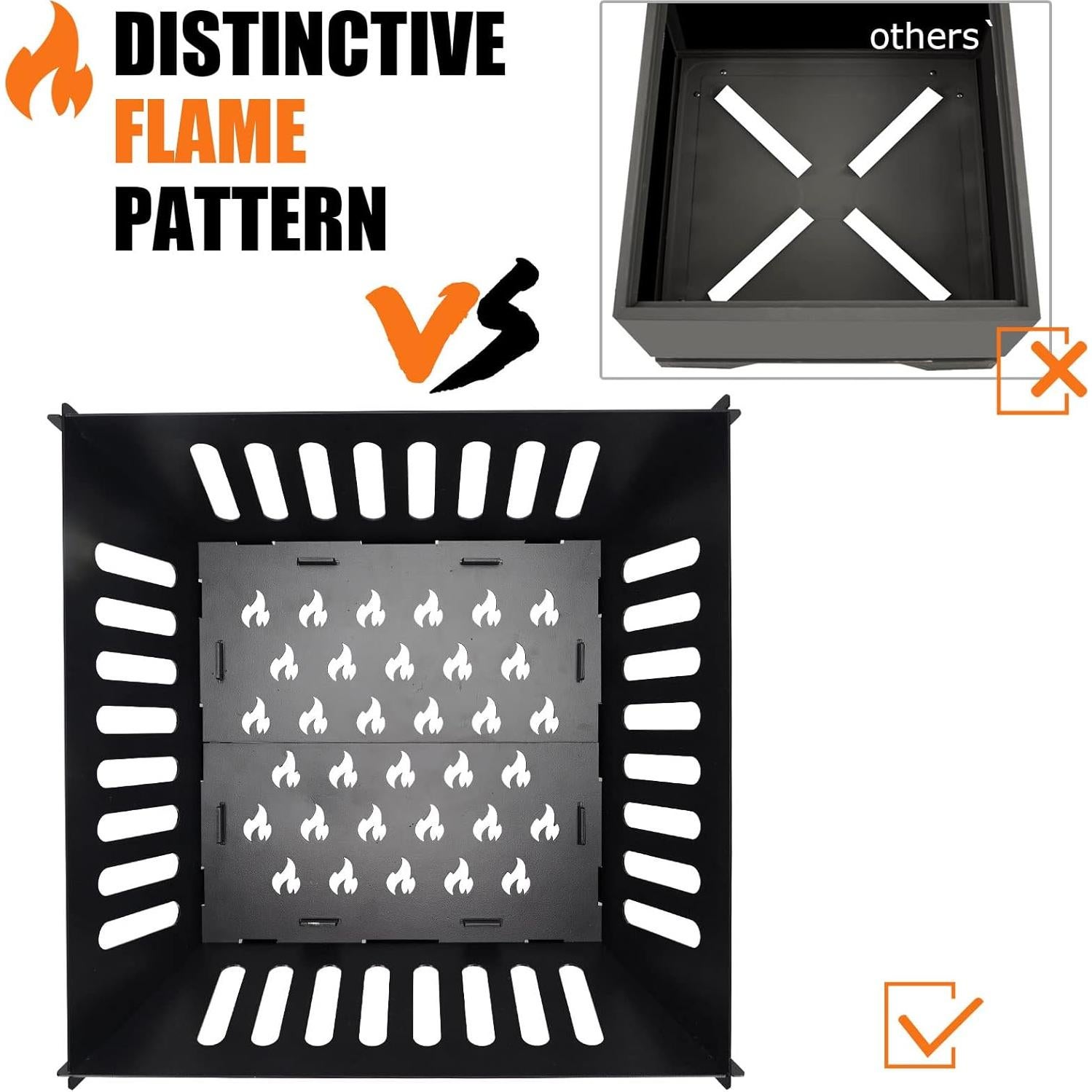Hoguera Plegable INNO STAGE 43 cm para Camping y Jardín