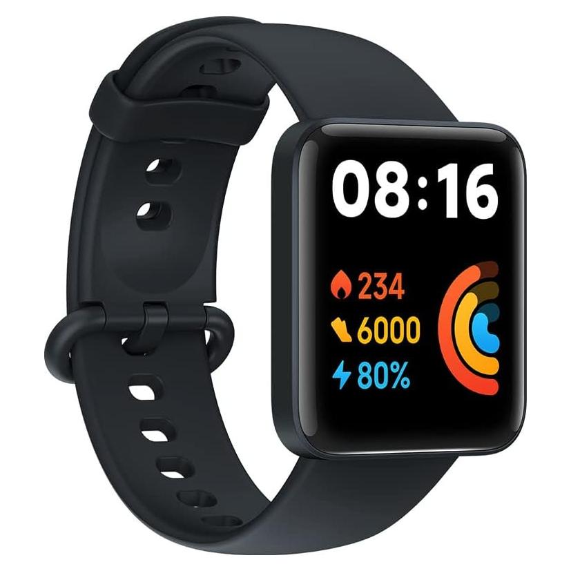 Xiaomi Redmi Watch 2 Lite, 100 modos fitness, GPS, negro